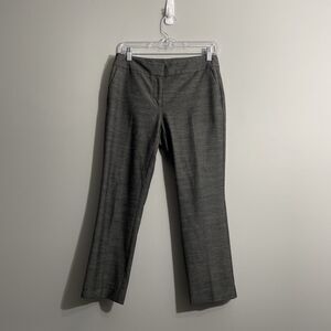 Ann Taylor Gray Curvy Fit Petite Pants Size 4P Career Business Casual Trousers